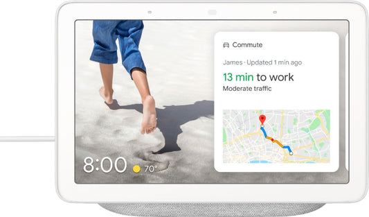Nest Hub Smart Display with Google Assistant - Chalk