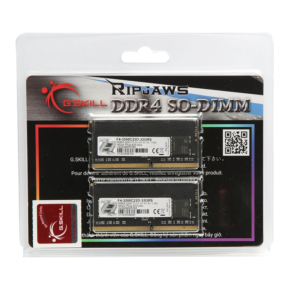 Ripjaws 32GB 2 x 16GB DDR4-3200