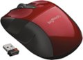 Logitech - M525 Wireless Mouse - Red