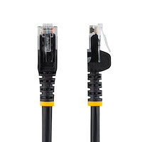 15ft Cat5e Black RJ45 UTP Patch Cable