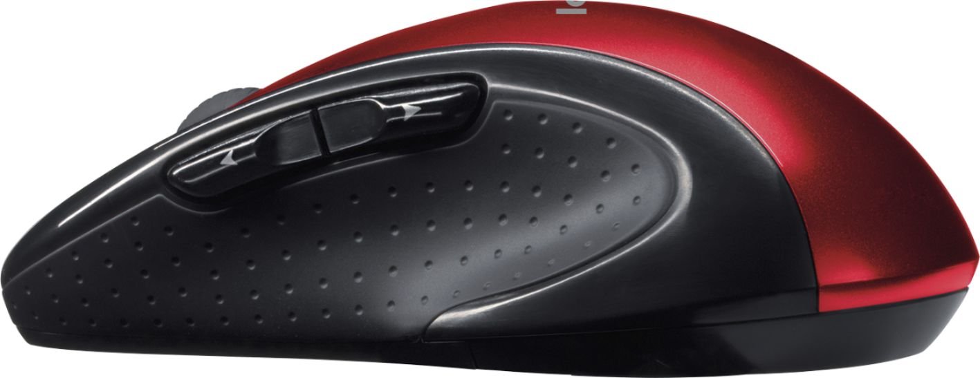 Logitech - M510 Wireless Mouse - Red